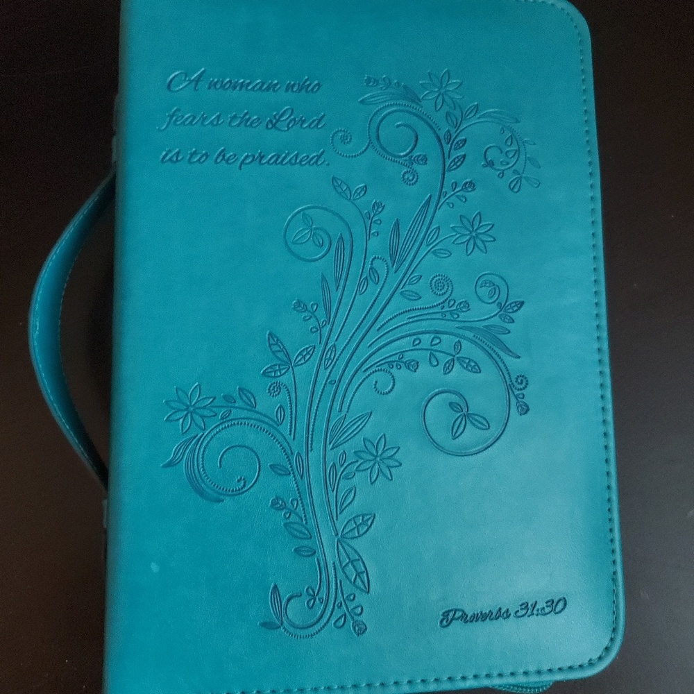 Turquoise Bible case